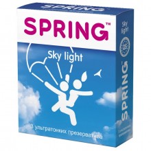 Презервативы «SPRING Sky Light» ультра-тонкие, 3 шт, SP Sky 3, из материала латекс, со скидкой