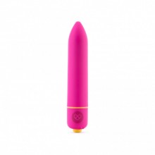 Мощный мини-стимулятор «Power Bullet», цвет розовый, Pink Vibe PV-10007, из материала пластик АБС, длина 9 см., со скидкой