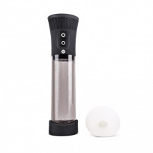Автоматическая помпа-мастурбатор для мужчин, Pink Vibe PV-10010, из материала пластик АБС, цвет черный