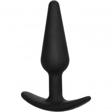 Конусовидная анальная пробка для ношения «Boundless Slim Plug», цвет черный, California Exotic Novelties SE-2700-41-2, из материала силикон, длина 7.5 см., со скидкой