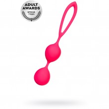 Вагинальные шарики «A-Toys Rai» со смещенным центром тяжести, цвет розовый, ToyFa 764015, из материала силикон, длина 17 см., со скидкой