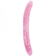 Длинный сдвоенный фаллоимитатор, розовый, длина 46 см, Chisa CN-711946796, бренд Chisa Novelties, из материала ПВХ, коллекция Hi-Rubber, длина 46 см.