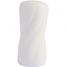 Карманный мастурбатор «Blow Cox», цвет белый, Chisa CN-920832530, бренд Chisa Novelties, из материала TPE, длина 10.7 см., со скидкой
