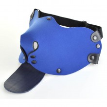 Текстильная синяя маска «Дог», СК-Визит Ситабелла 3445-5, из материала неопрен, цвет синий, со скидкой