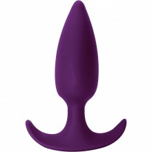 Пробка анальная «Spice It Up Delight Ultraviolet» со смещенным центром тяжести, фиолетовый, силикон, Lola Games Lola Toys 8010-04lola, длина 10.5 см., со скидкой