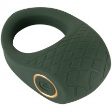 Эрекционное кольцо с вибрацией «Emerald Love Luxurious», цвет зеленый, Orion 5518640000, из материала силикон, длина 6.5 см., со скидкой
