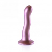 Волнистый фаллоимитатор для точки G «Ultra Soft», цвет розовый, Shots Media OU818ROS, длина 18 см., со скидкой