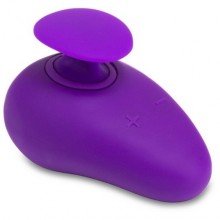 Вибромассажер для эрогенных зон «Palm Sense Clitoris», цвет фиолетовый, Wellness BL-44301, из материала силикон, длина 12 см., со скидкой