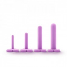 Набор вагинальный «Wellness Silicone Vaginal Dilator Kit» для тренировок, цвет розовый, Blush Novelties BL-444111, из материала силикон, длина 14.5 см.
