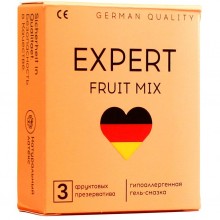 Презервативы Еxpert «FRUIT MIX» фруктовые ароматизированные, 3 штуки, 201-0663, бренд Expert, со скидкой