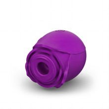Вибрирующий фиолетовый бутон розы «Rose Vibrator» для стимуляции клитора, Tracys Dog AVB099PU, из материала силикон, длина 7 см., со скидкой
