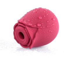 Вибратор в форме бутона красной розы «Rose Vibrator», Tracys Dog AVB099RE, из материала силикон, цвет красный, со скидкой