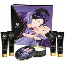 Набор «Geisha's Secret Экзотические фрукты» из 5 предметов, Shunga Eau Zone Huiles & Fragrances 8202 SG, цвет фиолетовый, со скидкой