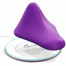 Вибромассажер «Triangle Muscle Massager», цвет фиолетовый, Tracys Dog AVB040PU, длина 10.5 см.