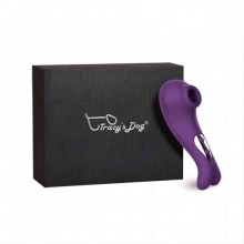 Вакуумный стимулятор клитора «Clitoral Sucking Vibrator Cat», цвет фиолетовый, AVB021PU, бренд Tracy`s Dog, из материала силикон, со скидкой