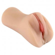 Реалистичный ручной мастурбатор-вагина «Regina» с рельефным тоннелем, цвет телесный, Shequ SQ-50095., из материала TPR