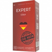 Презервативы «EXPERT Cola» 12шт, с ароматом Колы, 913/1, из материала латекс, длина 13 см., со скидкой