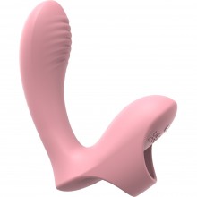 Вибратор насадка на палец «S-HANDE» для точки G, цвет розовый, S-HANDE SHD-S496., длина 12.8 см., со скидкой