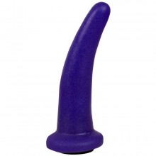 Фиолетовая гладкая изогнутая насадка-плаг, Биоклон LoveToy 237300, бренд LoveToy А-Полимер, из материала ПВХ, длина 13.3 см., со скидкой