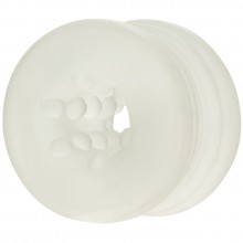 Эластичное кольцо-бампер на пенис «Boundless», цвет белый, California Exotic Novelties SE-2698-50-3, из материала TPE, длина 3.75 см., со скидкой