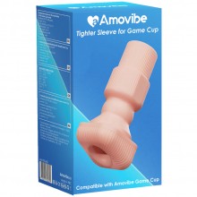Вставка-рукав для инновационного робота-мастурбатора «Game Cup», AM-V016ND, бренд Amovibe, из материала TPE, длина 15 см., со скидкой