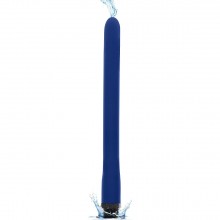 Гигиеническая анальная насадка «Streamer Anal Douche» для душа, цвет синий, DEL10081, бренд Toy Joy, из материала силикон, длина 24.5 см., со скидкой