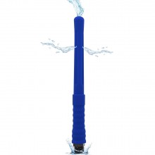 Гигиеническая анальная насадка «Geyser Anal Douche» для душа, цвет синий, DEL10084, бренд Toy Joy, из материала силикон, длина 27 см., со скидкой