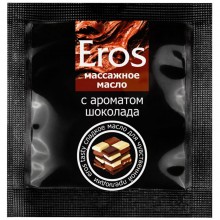 Масло массажное «Eros Tasty» с ароматом шоколада, 4 г, Биоритм lb-13007t, 4 мл., со скидкой
