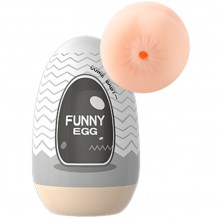 Мастурбатор-яйцо «Funny Egg» анус, Eroticon 92373-6, длина 9 см., со скидкой