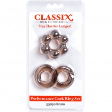 Набор эрекционных колец «Classix Performance Cock Ring», Orion 5452100000, из материала TPE, диаметр 2 см., со скидкой