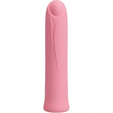 Мини-вибратор «Curtis», цвет розовый, Baile BW-500008-1, из материала силикон, коллекция Pretty Love, длина 10.3 см., со скидкой