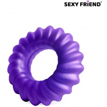 Кольцо эрекционное «Love Play», цвет фиолетовый, материал силикон, Sexy Friend SF-40208, со скидкой