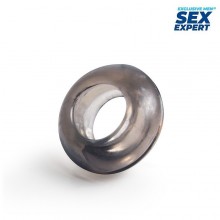 Кольцо эрекционное «Cock Ring», цвет черный, Sex Expert игрушки SEM-55258, из материала TPR, со скидкой
