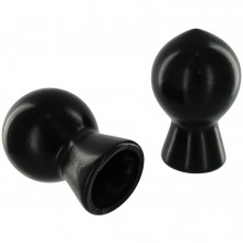 Помпы-присоски для сосков «Size Matters Nipple Boosters», цвет черный, XR Brands XRAC200, из материала TPR, длина 6.7 см., со скидкой