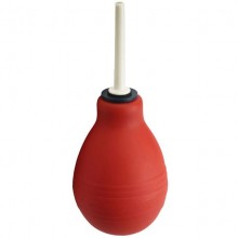 Анальный душ «CleanStream Enema Bulb», объем 236 мл, цвет красный, XR Brands XRAA505, длина 10.8 см., со скидкой
