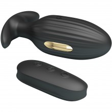 Анальный стимулятор «Royal Pleasure» с вибрацией, цвет черный, BI-040083W., из материала силикон, со скидкой