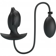 Силиконовый анальный эспандер «Pretty Love Hanson», цвет черный, Baile BI-040161Q, длина 10.6 см., со скидкой