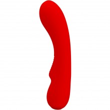 Вибратор для точки G «Pretty Love», цвет красный, Baile BI-014667-2, из материала силикон, длина 19 см., со скидкой