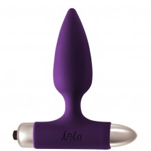 Классическая гладкая анальная пробка с вибрацией «New Edition Glory Ultraviolet», цвет фиолетовый, Lola Toys 8015-04lola