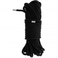 Черная веревка для бондажа «Blaze Bondage Rope», 10 м., Dream Toys 21529, из материала нейлон, 10 м., со скидкой