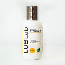 Масляный интимный лубрикант для вагинального и анального секса «LUBLab» с маслом ши и кокосовым маслом, LBB-017, бренд Fame Brands Cosmetics, из материала масляная основа, 100 мл.