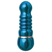 Алюминиевый вибратор «Blue Small» 7.5 см, цвет синий, Pipedream PD4953-14, длина 7.5 см., со скидкой