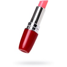 Женский мини-вибратор в форме губной помады «Lipstick Vibe», цвет красный, Toyfa 761046, из материала пластик АБС, длина 9 см.