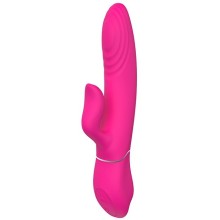 Вибратор кролик «Duo Thruste», цвет розовый, Dream Toys 21600, из материала силикон, длина 14 см., со скидкой