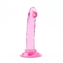 Розовый анальный фаллоимитатор на присоске - 12 см., 9855516, бренд Сима-Ленд, длина 12 см., со скидкой