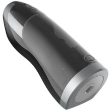 Автоматический телескопический мастурбатор «Piston Heat Ir» с мультискоростной вибрацией и режимом нагрева, Rends rs-62001, из материала TPE, цвет черный, длина 31 см., со скидкой