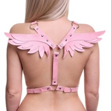 Розовая портупея «Оки-Чпоки» с крыльями, 9909019, бренд Сима-Ленд, из материала искусственная кожа, цвет розовый, S/L