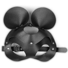 Пикантная черная маска «Озорная мышка» с заклепками, Страна Карнавалия 9098172, бренд Сима-Ленд, со скидкой