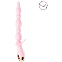 Анальный рельефный вибратор «Anal vibrator sexy game», Bior Toys ee-10290, бренд Ero, из материала силикон, цвет розовый, длина 26.1 см.