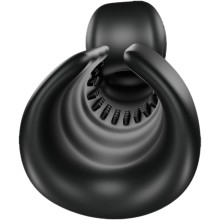 Инновационный мастурбатор «EVO» с вибрацией, цвет черный, SVibe SnailCE-B, длина 15 см., со скидкой